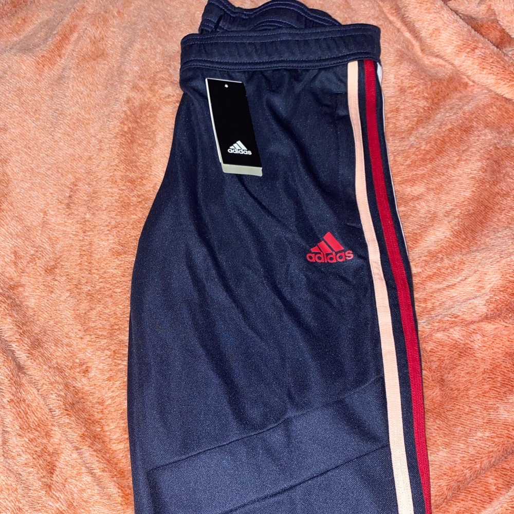 Navy Blue With Light Pink & Red